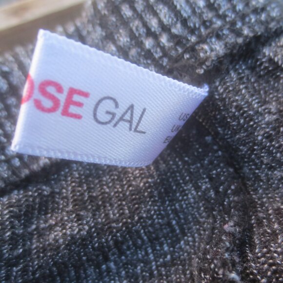 Rose Gal Gray Leggings Rock and Roll Styling with Grommet Rings - Large. - Picture 4 of 13